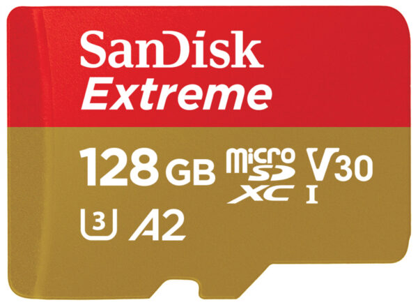 128 GB microSDXC-Karte + SD Adapter