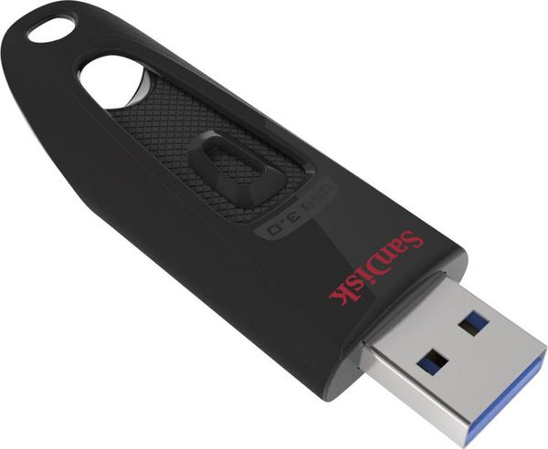 SanDisk Ultra® USB 3.0 USB-Stick 16GB Schwarz SDCZ48-016G-U46 USB 3.2 Gen 1 (USB 3.0)