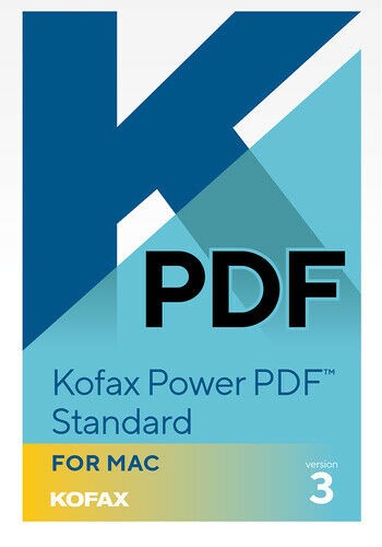 Kofax Kofax Power PDF Standard 3 Multilanguage Mac OS