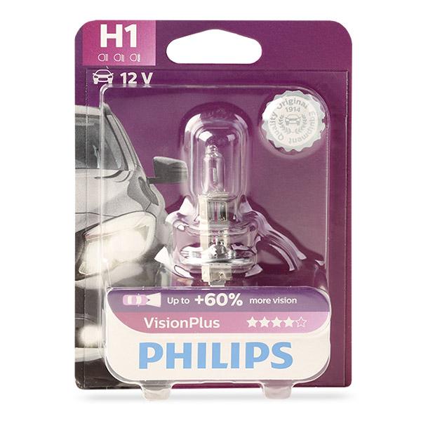 PHILIPS Glühlampe, Fernscheinwerfer H1 12258VPB1  VW,AUDI,MERCEDES-BENZ,Golf IV Schrägheck (1J1),POLO (9N_)