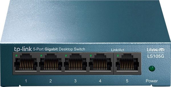 Erweitert dein Netzwerk Der TP-Link 5-Port 10/100/1000Mbit/s Desktop-Switch aus der neuen TP-Link LiteWave Serie bietet eine einfache Möglichkeit