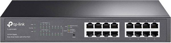 TP-LINK TL-SG1016PE. Switch-Typ: gemanaged. Basic Switching RJ-45 Ethernet Ports-Typ: Gigabit Ethernet (10/100/1000)