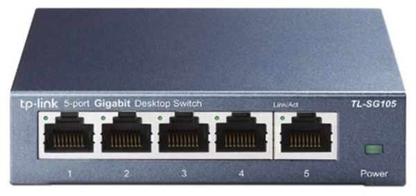 Der 5-Port-Gigabit-Desktop-Switch TL-SG105 von TP-LINK bietet eine einfache Möglichkeit