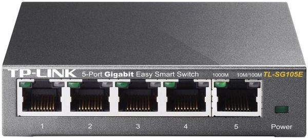 Der 5-Port-Gigabit-Easy-Smart-Switch TL-SG105E von TP-LINK bietet eine einfache Möglichkeit