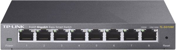 Der 8-Port-Gigabit-Easy-Smart-Switch TL-SG108E von TP-LINK bietet eine einfache Möglichkeit