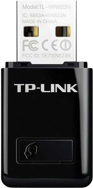 TP-LINKs 300Mbps-Mini-Wireless-N-USB-Adapter TL-WN823N wurde dazu designt