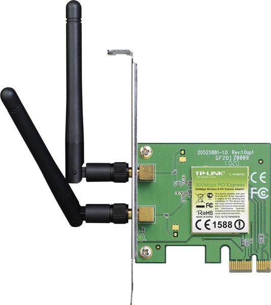 Der Wireless-N-PCI-Express-2.0 (x1)-Adapter TL-WN881ND ermöglicht es Ihnen