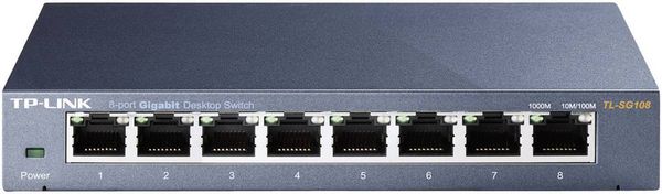 Der 8-Port-Gigabit-Desktop-Switch TL-SG108 von TP-LINK bietet eine einfache Möglichkeit