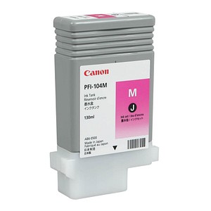 Für reibungslos funktionierende und qualitativ hochwertige Druckergebnisse – die Canon PFI-104 M  magenta DruckerpatroneAlle Informationen