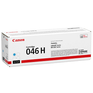 Der Canon 046H C  cyan Toner – Damit sind die nächsten 5.000 Drucke gesichertDer Canon 046H C  cyan Toner ist passend für Sie