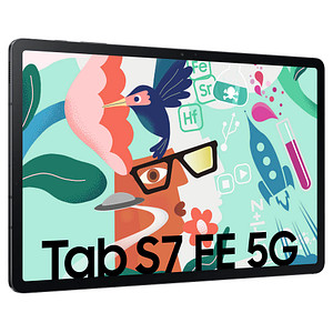 SAMSUNG Galaxy Tab S7 FE 5G Tablet 31,5 cm (12,4 Zoll) 64 GB mystik schwarz