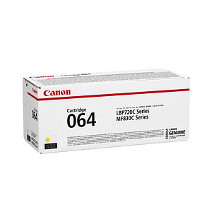 Mit dem Canon 064 Y  gelb Toner tolle Ausdrucke in in sattem Gelb erhaltenMit dem Canon 064 Y  gelb Toner können Sie Ihr Gerät mit frischem Druckmittel bestücken. Geeignet ist das Druckmittel für eines der folgenden Geräte: i-SENSYS LBP722Cdw