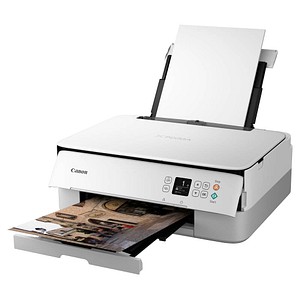 Der Canon PIXMA TS5351i 3 in 1 Tintenstrahl-Multifunktionsdrucker weiß – einer