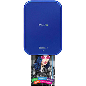 Drucken Sie mit dem Canon Zoemini 2 Fotodrucker marineblau