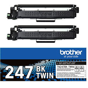 Damit Ihr Gerät nicht weiter auf dem Trockenen sitzt: die brother TN-247BKTWIN schwarz Toner