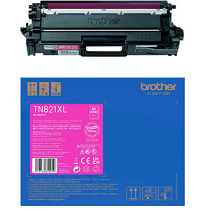 Wählen Sie die richtige Ausrüstung für Ihr Modell: der brother TN-821XL M magenta TonerMit dem brother TN-821XL M magenta Toner liegen Sie richtig