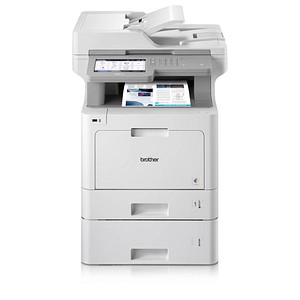 Was hat der brother MFC-L9570CDWT 4 in 1 Farblaser-Multifunktionsdrucker grau zu bieten?Drucken