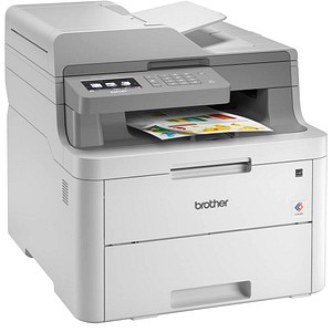 Drucken Sie mit dem brother DCP-L3550CDW 3 in 1 Farblaser-Multifunktionsdrucker grauDer brother DCP-L3550CDW 3 in 1 Farblaser-Multifunktionsdrucker grau sorgt für ein entspanntes Arbeitsklima