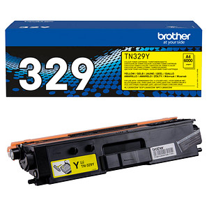 Sie haben kein Druckmittel mehr? – Sorgen Sie mit dem brother TN-329Y gelb Toner für Abhilfe!Mit dem brother TN-329Y gelb Toner liegen Sie richtig