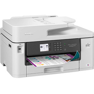 Drucken Sie ab sofort mit dem brother MFC-J5340DW 4 in 1 Tintenstrahl-Multifunktionsdrucker grauDer brother MFC-J5340DW 4 in 1 Tintenstrahl-Multifunktionsdrucker grau ist ein komfortables Gerät