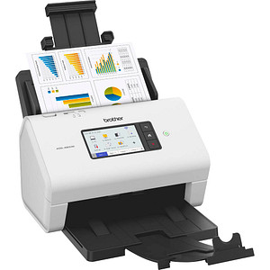 Scannen Sie ab sofort mit dem brother ADS-4900W DokumentenscannerMit dem brother ADS-4900W Dokumentenscanner können Sie Ihre Dokumente mit wenigen Handgriffen digitalisieren und in unterschiedlichster Weise weiterverarbeiten.Er hat unter anderem diese praktischen Funktionen:Scanauflösung: 600 x 600 dpiFarbtiefe: 48 bit intern