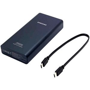 Super schnelles Laden mit der SAMSUNG Powerbank 20Ah EB-P5300Laden Sie zwei Geräte wie Smartphones