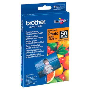 Das brother Fotopapier BP71GP50 DIN A6 glänzend 260 g/qm 50 Blatt sorgt für erstklassige Fotodrucke in hoher QualitätLesen Sie weiter