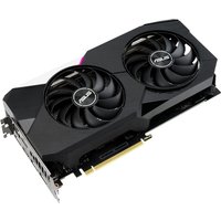 ASUS DUAL-RTX3060TI-O8G-V2 – OC Edition – Grafikkarten – GF RTX 3060 Ti – 8GB GDDR6 – PCIe 4,0 – 2 x HDMI, 3 x DisplayPort (90YV0G1J-M0NA00)