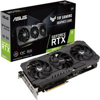 ASUS TUF Gaming GeForce RTX 3060 Ti – OC Edition – Grafikkarten – GF RTX 3060 Ti – 8GB GDDR6X – PCIe 4,0 – 2 x HDMI, 3 x DisplayPort (90YV0IL0-M0NA00)