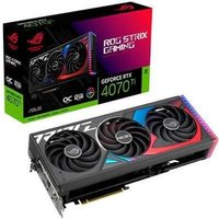 ASUS ROG Strix GeForce RTX 4070 Ti – OC Edition – Grafikkarten – GeForce RTX 4070 Ti – 12GB GDDR6X – PCIe 4,0 – 2 x HDMI, 3 x DisplayPort (90YV0II0-M0NA00)