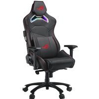 ASUS ROG Chariot RGB – Universal-Gamingstuhl – Harte Rückenlehne – Schwarz – Aluminium – Schwarz – Schwarz (90GC00E0-MSG010)