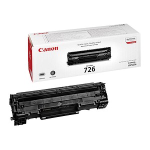 Ausdrucke in tiefem Schwarz mit dem Canon 726 BK  schwarz TonerDer Canon 726 BK  schwarz Toner ist perfekt für Sie geeignet