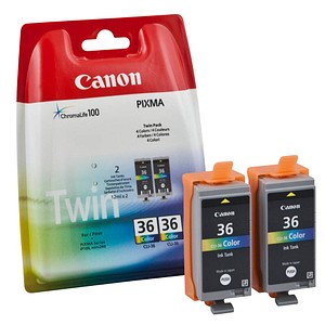 Canon CLI-36 Twin-Pack  color Druckerpatronen, 2er-Set