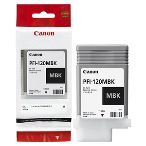 Mit dem Original erhalten Sie Tag für Tag saubere und präzise Ausdrucke – die Canon PFI-120 MBK  mattschwarz Druckerpatrone!Um spannende Informationen zu der Canon PFI-120 MBK  mattschwarz Druckerpatrone zu erhalten