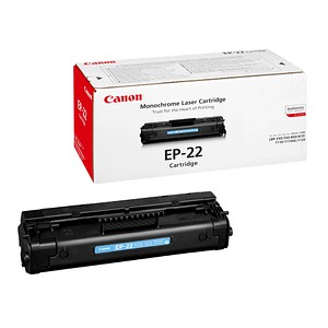 Wählen Sie die perfekte Ausstattung für Ihr Modell: der Canon EP-22  schwarz TonerDie wichtigste Frage vorab: Passt der Canon EP-22  schwarz Toner in Ihr Druckermodell? Die Antwort lautet ja