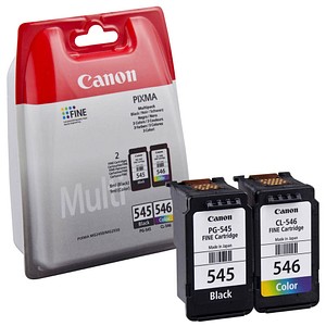 Die 2 Canon PG-545 BK + CL-546 schwarz