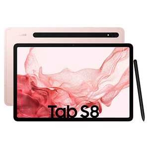 SAMSUNG Galaxy Tab S8 WiFi Tablet 27,8 cm (11,0 Zoll) 128 GB pink gold