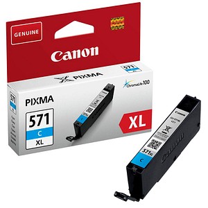 Mit der Canon CLI-571 XL C  cyan Druckerpatrone gehen Sie keine Kompromisse ein – verwenden Sie das Produkt