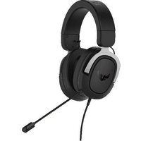 ASUS TUF Gaming H3 – Headset – Full-Size – kabelgebunden – 3,5 mm Stecker – Schwarz, Silber (90YH025S-B1UA00)