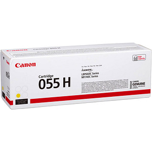 Mit dem Canon 055H Y  gelb Toner steht Ihren Druckaufträgen nichts mehr im WegeIst der Canon 055H Y  gelb Toner für Ihr Gerät geeignet? Diese Frage sollten Sie vor dem Kauf klären. Machen Sie deshalb zunächst den Test und sehen Sie nach