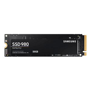 Zum Einsatz in Ihrem Rechner: die SAMSUNG 980 500 GB interne SSD-FestplatteSie möchten Ihren Rechner beim Hochfahren und bei Grafik- oder Gaminganwendungen beschleunigen? Das schaffen Sie mit einem Upgrade auf die SAMSUNG 980 500 GB interne SSD-Festplatte. Schnell werden Sie merken