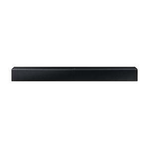 Erleben Sie raumfüllende Klänge – mit der SAMSUNG HW-T400/ZG Soundbar schwarzIn nur einem einzigen Gehäuse beherbergt die SAMSUNG HW-T400/ZG Soundbar schwarz gleich mehrere Lautsprecher. So kommen Sie nicht nur im Nu zu einem beeindruckenden Klanggenuss