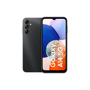 SAMSUNG Galaxy A14 5G Dual-SIM-Smartphone schwarz 64 GB – das sollten Sie sich mal genauer ansehen!Alleskönner wie das SAMSUNG Galaxy A14 5G Dual-SIM-Smartphone schwarz 64 GB sind zuverlässige Begleiter im Alltag und eröffnen zahlreiche Möglichkeiten bei der Tagesplanung. Im Folgenden erfahren Sie mehr über das Gerät.Hohe Kontraste und lebendige Farben dank PLS LCD-DisplayAusgestattet mit einem PLS LCD-Display gewährleistet das Gerät eine hohe Farbgenauigkeit. Ob die Lieblings-Apps