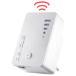 Maximale Bandbreite für alle Geräte – mit dem devolo WiFi Repeater ac WLAN-RepeaterDer devolo WiFi Repeater ac WLAN-Repeater sorgt für eine zuverlässige Funkabdeckung in allen Räumen Ihres Gebäudes. Sorgen Sie auf diese Weise für ein Surf-Erlebnis