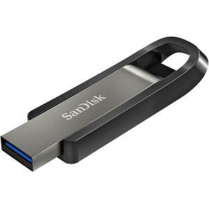 SanDisk USB-Stick Extreme Go grau, schwarz 64 GB