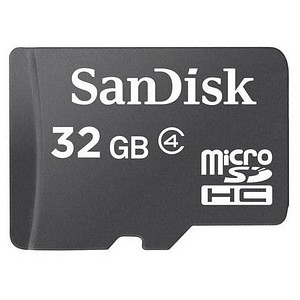 Steigern Sie Ihre Speicherkapazität mit der SanDisk microSDHC-CardMit der Speicherkarte von SanDisk können Sie mehr Fotos