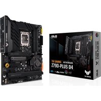 ASUS TUF GAMING Z790-PLUS D4 – Motherboard – ATX – LGA1700-Sockel – Z790 Chipsatz – USB 3,2 Gen 1, USB 3,2 Gen 2, USB-C 3,2 Gen2, USB-C 3,2 Gen 2×2 – 2,5 Gigabit LAN, Wi-Fi, Bluetooth – Onboard-Grafik (CPU erforderlich) – HD Audio (8-Kanal) (90MB1CQ0-M0EAY0)