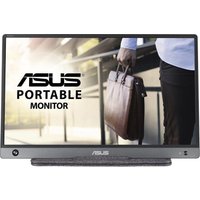 ASUS ZenScreen MB16AH – LED-Monitor – 39.6 cm (15.6) – tragbar – 1920 x 1080 Full HD (1080p) – IPS – 250 cd/m² – 5 ms – Micro HDMI, USB-C – Lautsprecher – Dunkelgrau