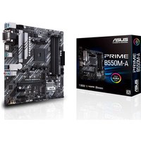 ASUS PRIME B550M-A – Motherboard – micro ATX – Socket AM4 – AMD B550 – USB 3.2 Gen 1, USB 3.2 Gen 2 – Gigabit LAN – Onboard-Grafik (CPU erforderlich) – HD Audio (8-Kanal)