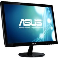 ASUS VS197D – LCD-Display – TFT – LED-Hintergrundbeleuchtung – 47cm (18.5) – Breitbildformat – 1366 x 768 – 250 cd/m2 – 50000000:1 (dynamisch) – 5 ms – 0,3 mm – VGA – Schwarz [Energieklasse F] (90LMF1001T02201C-)